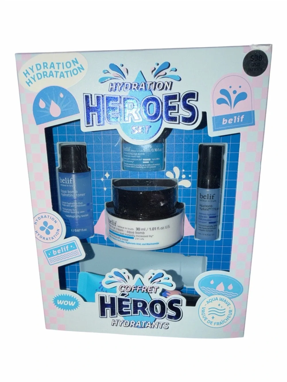 NIB belif Hydration Heroes 5-Piece Skincare Gift Set